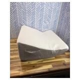 Kolbs Bed Wedge Pillow for Sleep Apnea, FSA Eligible Acid Reflux, and Back Pain Relief, with Chic Jacquard Cover - Headboard Wedges for Sleeping (Standard Width 7.5" Height)