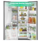 Upgrade 240350649 Glass Shelf Compatible with Frigidaire Crosley Refrigerator, Fridge Glass Bottom Shelf Crisper Replacement 17"x15" Replace 241711236 240443328 240350602 240350633