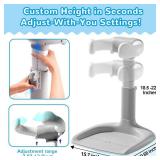 Baby Shower Stand - Adjustable Height Baby Shower Standing Support | Baby Bath Stand Soporte para Ba era de Beb  | Toddler Shower Stand Assist Holder for 8-36 Months Toddler Baby Standing Bath