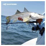 KastKing ReKon Saltwater Spinning Rod, KastFlex IM6 Carbon Graphite Blank, Zirconium Ceramic Guides, Graphite Locking Reel Seat, Oversized Drop Shot Hook Keeper, 2-Piece PTS, Saltwater Fishing