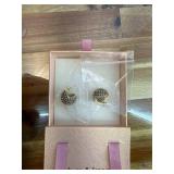 Disco Ball Earrings 925 Stering Silver Post 18K Gold Plated CZ Micro Pave Dainty Round Gold Stud Huggie earrings for Women