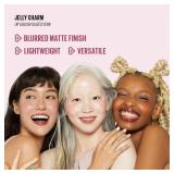 Kaja Lip & Blush - Jelly Charm 05 Peach Fizz | with Keychain, Triple Berry Complex, Lemon Fruit Extract & Olive Squalane, Hydrating, Long Lasting Tint, Lightweight, Creamy Cream Tinted Type, 0.17 Oz