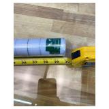 Self-Adhesive Transparent PVC Transfer Tape with Alignment Grid Neutral Gray for Easy Vinyl Decals Stickers and Craft Projects