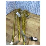 7FT Lighted Christmas Tree 1440LED Twinkle Lights Warm White Christmas Tree with Lights Twinkling or Steady Function with Timer for Selected Waterproof Indoor Outdoor Party Christmas Decorations