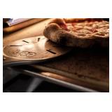 ooni Pizza Turning Peel - 7 Inch Aluminum Perforated Pizza Peel, Lightweight Metal Pizza Turner with Long Handle, Pizza Tools, Pizza Oven Accessories