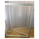 Retails for $140! Extra Wide Clear Dog Gate 31" Tall Clear Acrylic Freestanding Dog gate Transparent Pet Gate for Doorways Stairs 3 Panel(55"-70" W)