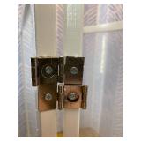 Retails for $140! Extra Wide Clear Dog Gate 31" Tall Clear Acrylic Freestanding Dog gate Transparent Pet Gate for Doorways Stairs 3 Panel(55"-70" W)