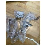 Heavy Duty Curtain Rods for Windows 66 to 120 Inch, 1 Inch Silver Curtain Rods for Outdoor, Farmhouse, Bedroom, Kitchen, Living Room, Adjustable Easy Install Drapery Rod (A2,Silver,30"-120")