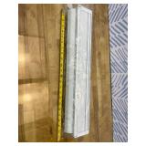 Grandekor No Drill No Tools Custom Size Zebra Blinds, Cordless Free-Stop Dual Layer Day & Night Window Shades, Light Filtering Privacy, Thermal Insulated, Textured White