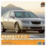 Retails for $121! WEELMOTO Headlights for 2006-2008 Hyundai Sonata, Headlamp Assembly Replacement for 06 07 08 Sonata Black Housing Amber Reflector with Bulbs