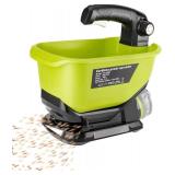 Salt Spreader for Ryobi 18v Battery,Handheld Fertilizer Spreader for Lawns,Available Year-Round,Grass Seeds,Fertilizer,Rock Salt and Ice Melt(Battery Not Included)