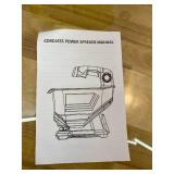 Salt Spreader for Ryobi 18v Battery,Handheld Fertilizer Spreader for Lawns,Available Year-Round,Grass Seeds,Fertilizer,Rock Salt and Ice Melt(Battery Not Included)