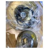 Retails for $120! Schoolhouse Ceiling Light Fixture, 13.8" Green Milk Glass Semi Flush Mount Mid Century Vintage Ceiling Light for Bedroom Hallway Kitchen