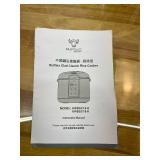 Retails for $139! Buffalo Classic Rice Cooker with Clad Stainless Steel Inner Pot - Electric Rice Cooker for White/Brown Rice, Grain - Easy-to-clean, Non-Toxic & Non-Stick, Auto Warmer (5 Cup)