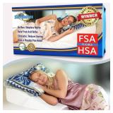 Sleepnitez Fsa Eligible 8" Bed Wedge Pillow   Memory Foam Wedge for Sleeping, Acid Reflux Pillow for Snoring, GERD, Pregnancy, Sleep Apnea, Reading   Luxurious 3.25" Memory Foam Top Layer
