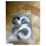 MZREXN (2 Pack) 15x6.00-6 Lawn Mower Tires and Wheel Assembly, Front Tires Replacement, Compatible with John Deere & More Riding Mowers, 4 Ply Pneumatic, 3" Offset Hub, 3/4" Bearings, Tubeless