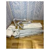 TotCraft FlexGuard Adjustable Bed Rail for Toddlers   Fits Twin, Full, Queen & King Beds   35.5  or 59  Two Fixed Lengths   14 Height Levels  Bed Guard Rail for Toddlers (White)