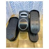 MERACH Under Desk Elliptical Machine, Leg Exerciser While Sitting for Seniors with Remote Control & 12-Speeds, Quiet Portable Electric Seated Pedal Exerciser Machine for Home Office