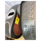 MERACH Under Desk Elliptical Machine, Leg Exerciser While Sitting for Seniors with Remote Control & 12-Speeds, Quiet Portable Electric Seated Pedal Exerciser Machine for Home Office