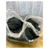 Retails for $280! 50ft 40ft Black Ceiling Drapes for Weddings Parties,10 Panels 5 40ft Long Ceiling Curtain for Tent Canopy,Wrinkle Free Silk Easy to Draping&Hang Black Drapes for Event Church Stage P