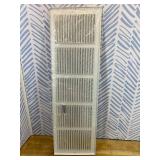 VOISEN Return Air Grille,Fits 30x8 Duct Opening,Steel Return Vent Cover, White Vent Cover Grill for Sidewall and Ceiling,HAVC Cold Air Return Vent Cover,Overall Size:31.8"W X 9.8"H