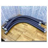 POOLWHALE Professional Swimming Pool Vacuum Cleaner Hose -1.5  6 Piece Hoses, Perfect Vacuum Extension/Replacement - Compatible with all Major Automatic Pool Cleaners