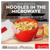 Rapid Soup Mug | Microwaveable Soup & Noodle Cooker | Enjoy Hot Soups Anytime | Ideal for Dorm, Small Kitchen, or Office | Dishwasher-Safe, Microwaveable, & BPA-Free