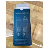 Upgraded Ultra Quiet Dog Nail Grinder with Dual LED Lights,Pet Painless Nail Trimmer with 3 Speeds,2000mAh Battery,Stress-Free Grooming for Small Medium Large Dogs & Cat at Home or Travel (3 Heads)