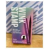Kaja Wink Dazzle 02 Champagne Sequin + Wink Stamp Wing Eyeliner Pen & Stamp Long Bundle