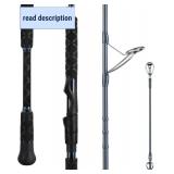 KastKing ReKon Saltwater Spinning Rod, KastFlex IM6 Carbon Graphite Blank, Zirconium Ceramic Guides, Graphite Locking Reel Seat, Oversized Drop Shot Hook Keeper, 2-Piece PTS, Saltwater Fishing