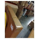 24\" x 36\" Infinity Mantle Wall Mirror Black - Thresholdâ¢: Rust-Resistant, Rounded Top, Wall Mount - Retail: $90