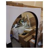 Pill Shaped Over The Door Mirror Black - Room Essentialsâ¢ - Retail: $24