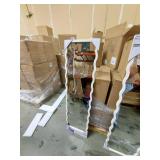 Wavy Over The Door Mirror White - Room Essentialsâ¢ - Retail: $24