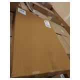 20\" x 30\" Decorative Wall Mirror Gold - Thresholdâ¢: Modern Powder-Coated Metal, Novelty Shape, Wall Mount - Retail: $90