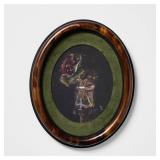 9\"x11\" Oval Frame Floral Wall Art - Thresholdâ¢ designed with Studio McGee - Retail: $50