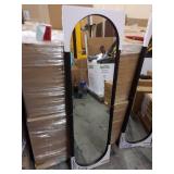 Pill Shaped Over The Door Mirror Black - Room Essentialsâ¢ - Retail: $24