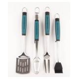 Char-Broil 4pc Comfort Grip Tool Heat-Resistant Grill Cookware Set