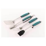 Char-Broil 4pc Comfort Grip Tool Heat-Resistant Grill Cookware Set