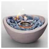 Solo Stove 5\" Wave Tabletop Natural Firebowl Fireplace