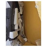 Astrid Mid Century Round Extendable Dining Table Black - Thresholdâ¢: Removable Leaf, Seats 4 - Retail: $450