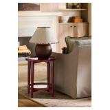 Round Double-Tier Side Table - Retail: $145