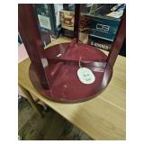 Round Double-Tier Side Table - Retail: $145