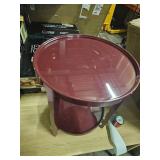 Round Double-Tier Side Table - Retail: $145