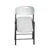 White Plastic Folding Chair - 2 chairs