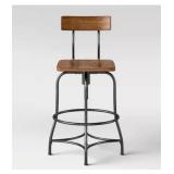 Industrial Style Adjustable Bar Stool - Retail: $120