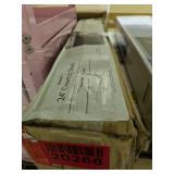 Halifax Farmhouse Wood Counter Height Barstool Brown - Thresholdâ¢: Rectangle, Backless, Hardwood Frame