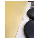 Peakform Vinyl Folding Stool Black Set