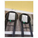 Peakform Vinyl Folding Stool Black Set