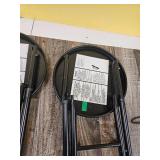 Peakform Vinyl Folding Stool Black Set