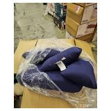 4pc Southport Egg Chair Replacement Outdoor Cushion Sets Navy Blue - Thresholdâ¢ - Retail: $150